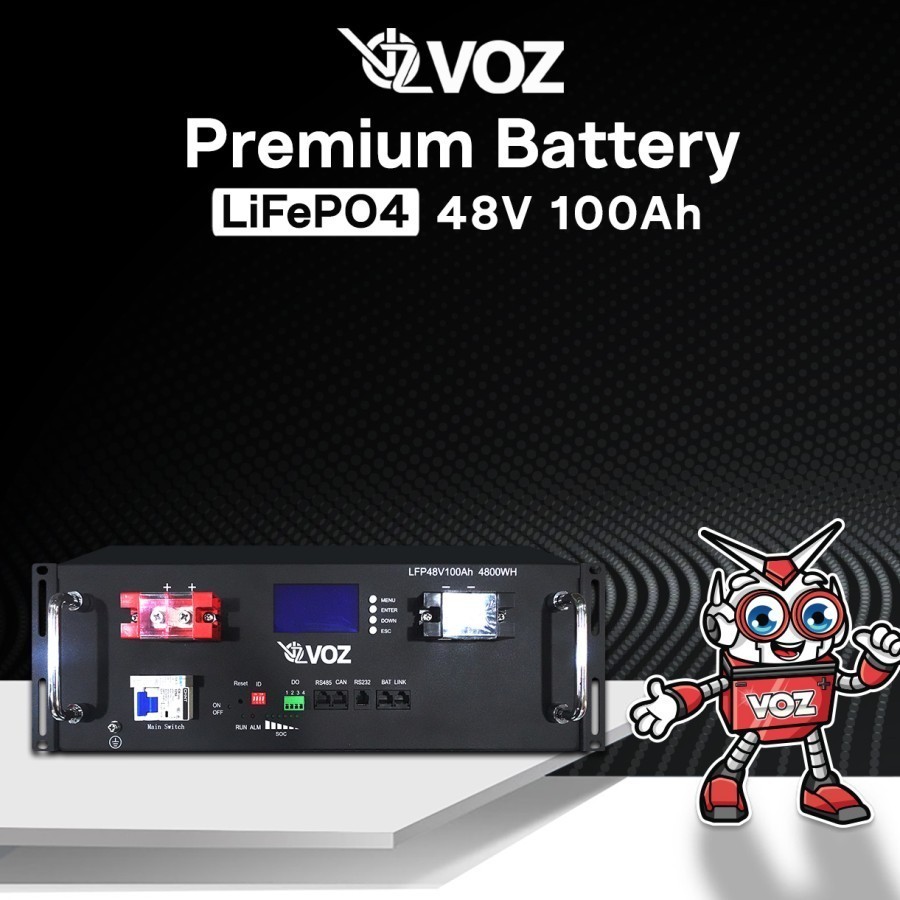 Voz LiFePO4 48V 100Ah - Baterai LifePo4 48V 100AH