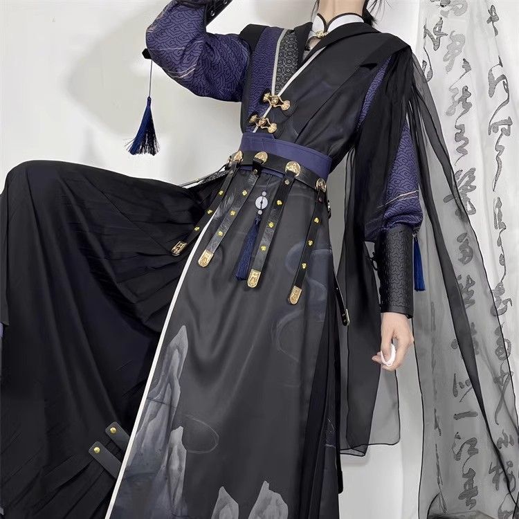 inese Trational Hanfu Clothes Men Vintage Hanfu Cosplay Clothing Man Japanese Samurai Couple Ancient