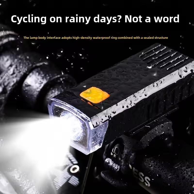 Set Lampu Sepeda Isi Ulang Lampu Depan Belakang Sepeda MTB Lampu Depan Sepeda Jalan Lampu Belakang L