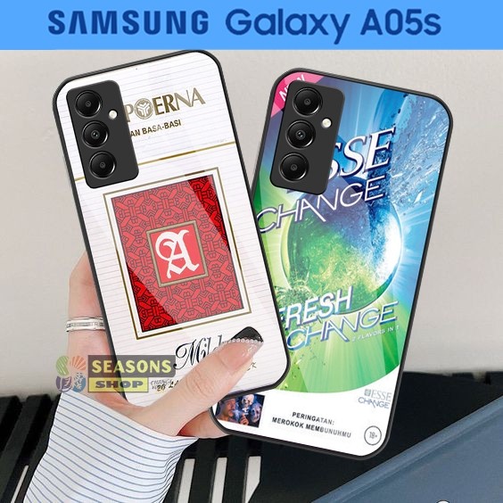 Softcase Kaca Samsung A05s Terbaru Motif Roko Sampoerna Mild Gudang Garam FIter Esse Juara [31]