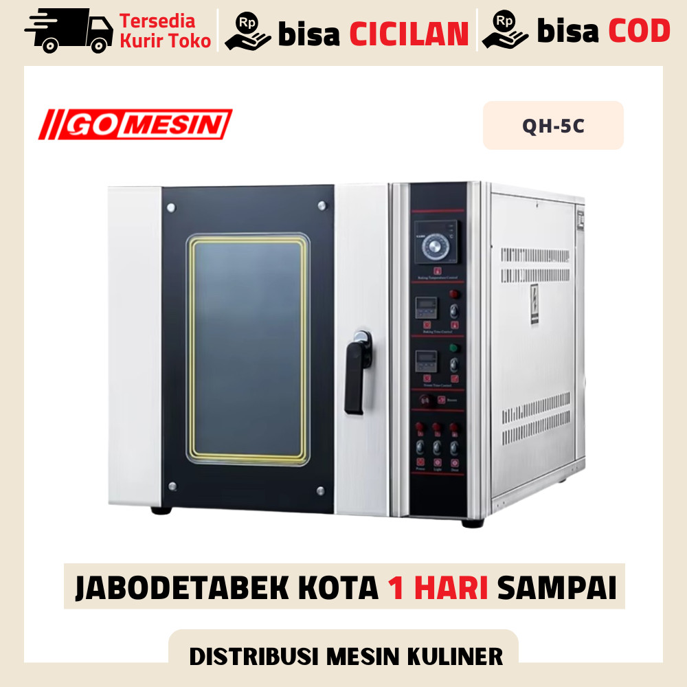 Oven Konveksi Gomesin QH-5C Oven Pemanggang Roti 5 Tray