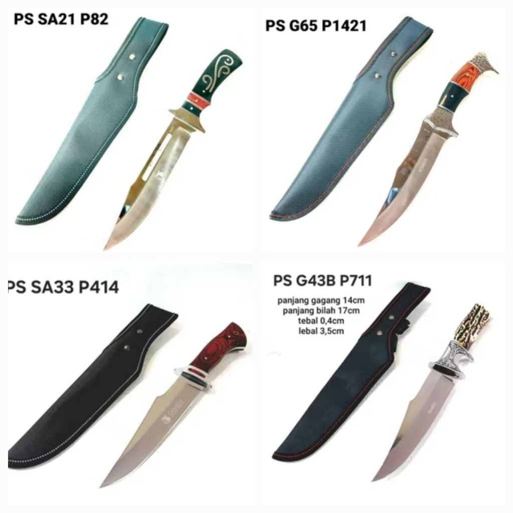 pisau dapur/pisau daging survival kit outdoor columbia/rambo G09,G10,G43B,G65,G08,SA33
