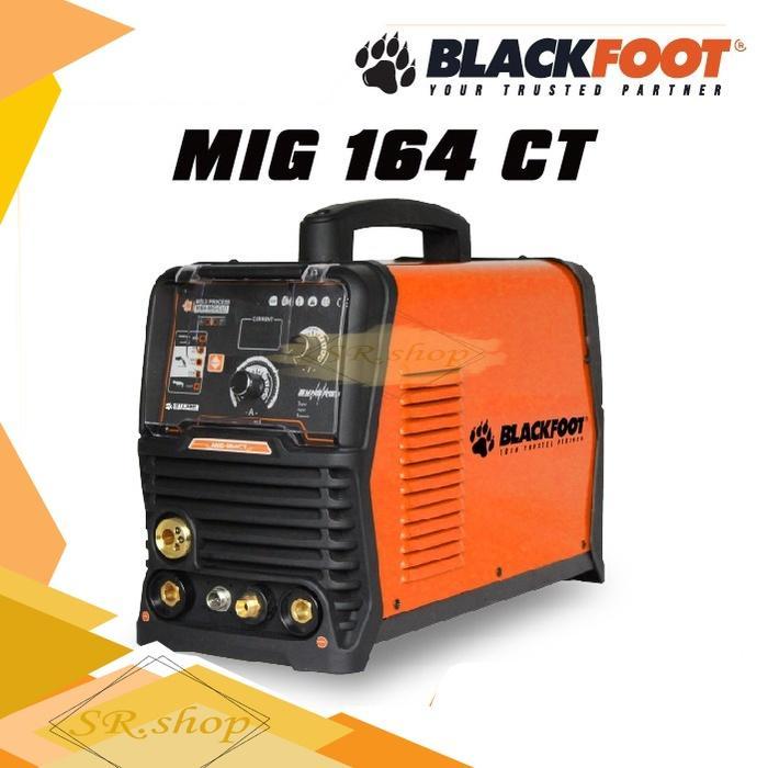 Mesin Las MIG 164 CT Welding Machine MIG Cutting Plasma MMA, MIG, MAG, FCW, CUT - Blackfoot