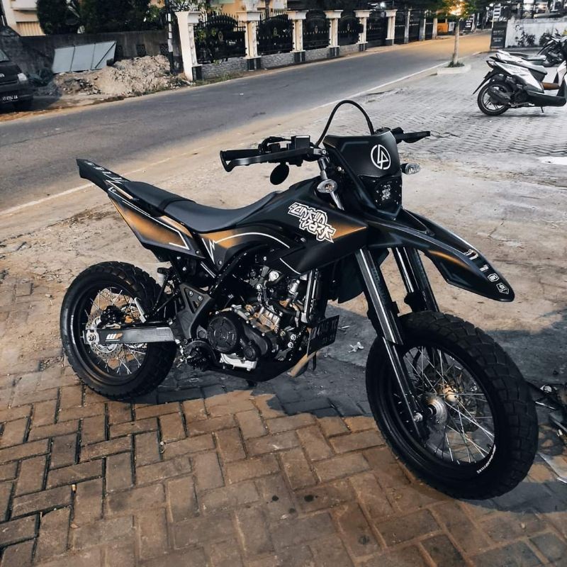 Decal Wr Hitam Doff Custom