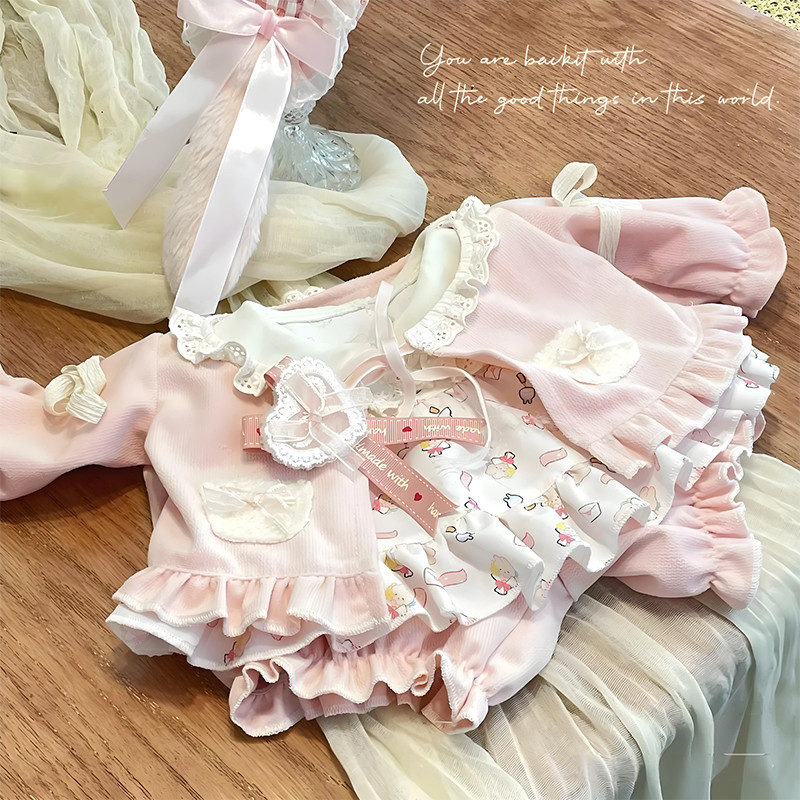 Little Sweet Skirt Set Sitting Cotton Doll 40cm Doll Clothes No Attribute 40cm Doll Clothes Doll Rep