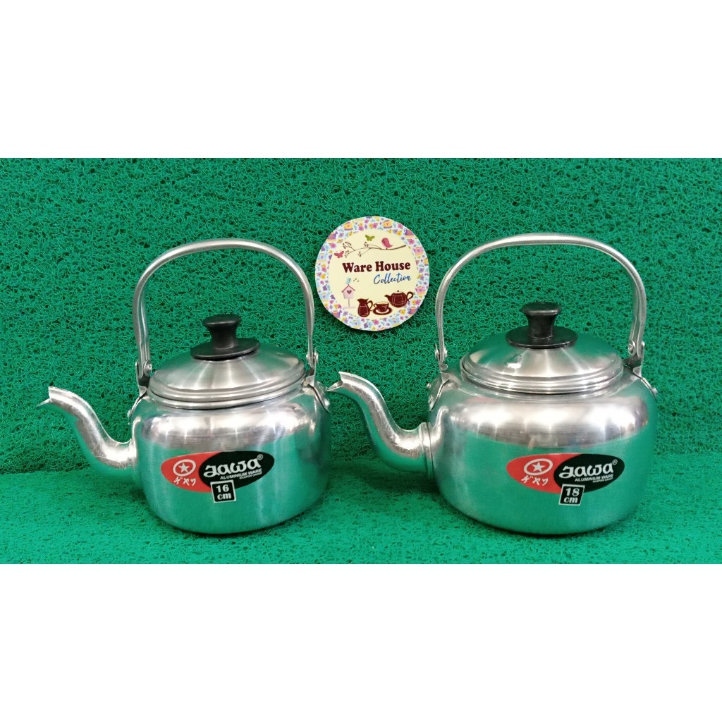 Teko air aluminium jawa ukuran 16cm & 18cm Ceret masak air/ceret aluminium air panas