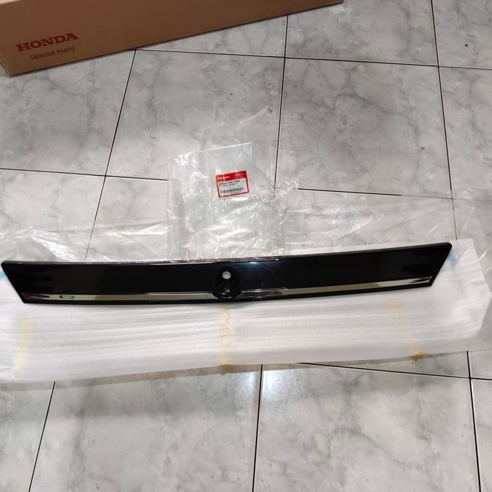 moulding lis list trunklid bagasi honda brio 2012 2013 2014 2015 hitam ori quality
