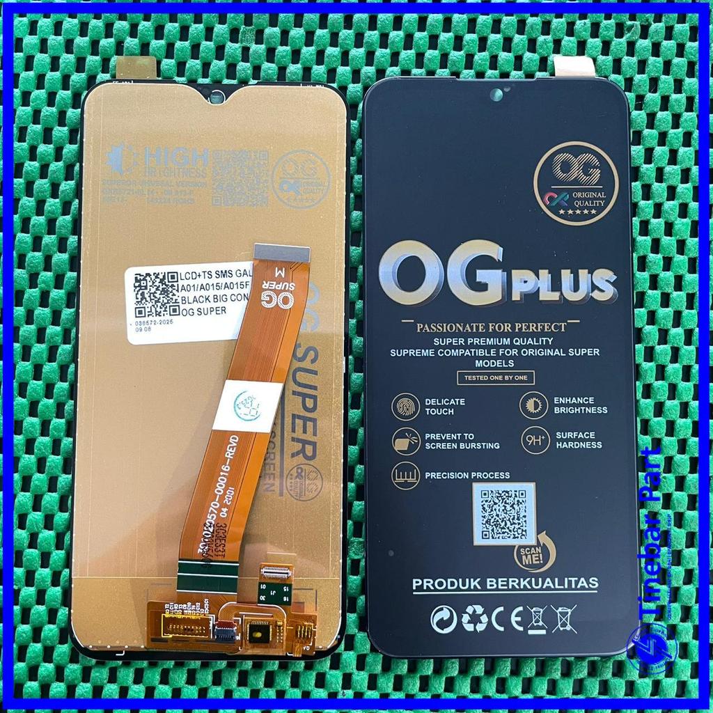 LCD+TS SAMSUNG GAL A01/A015/A015F/A015S BLACK BIG CON - OG SUPER
