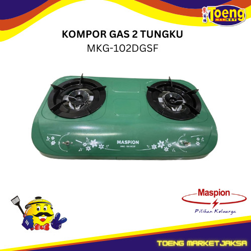 Kompor Gas 2 Tungku Maspion - KOMPOR GAS MKG-102DGSF MASPION
