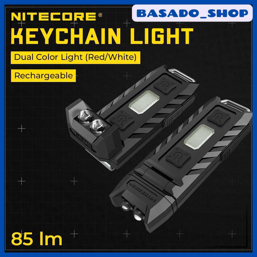 NITECORE Dual Color LED USB Rechargeable Keychain Light - THUMB
