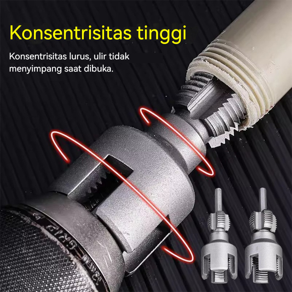 Alat Senai Pipa 4/6 Cetakan Ulir Pipa Bor Presisi Mesin untuk Pipa PVC