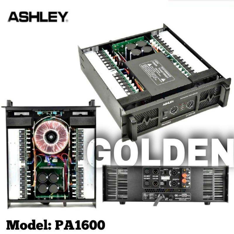 Power Ashley PA1600 Original Amplifier Ashley PA 1600 Class GB