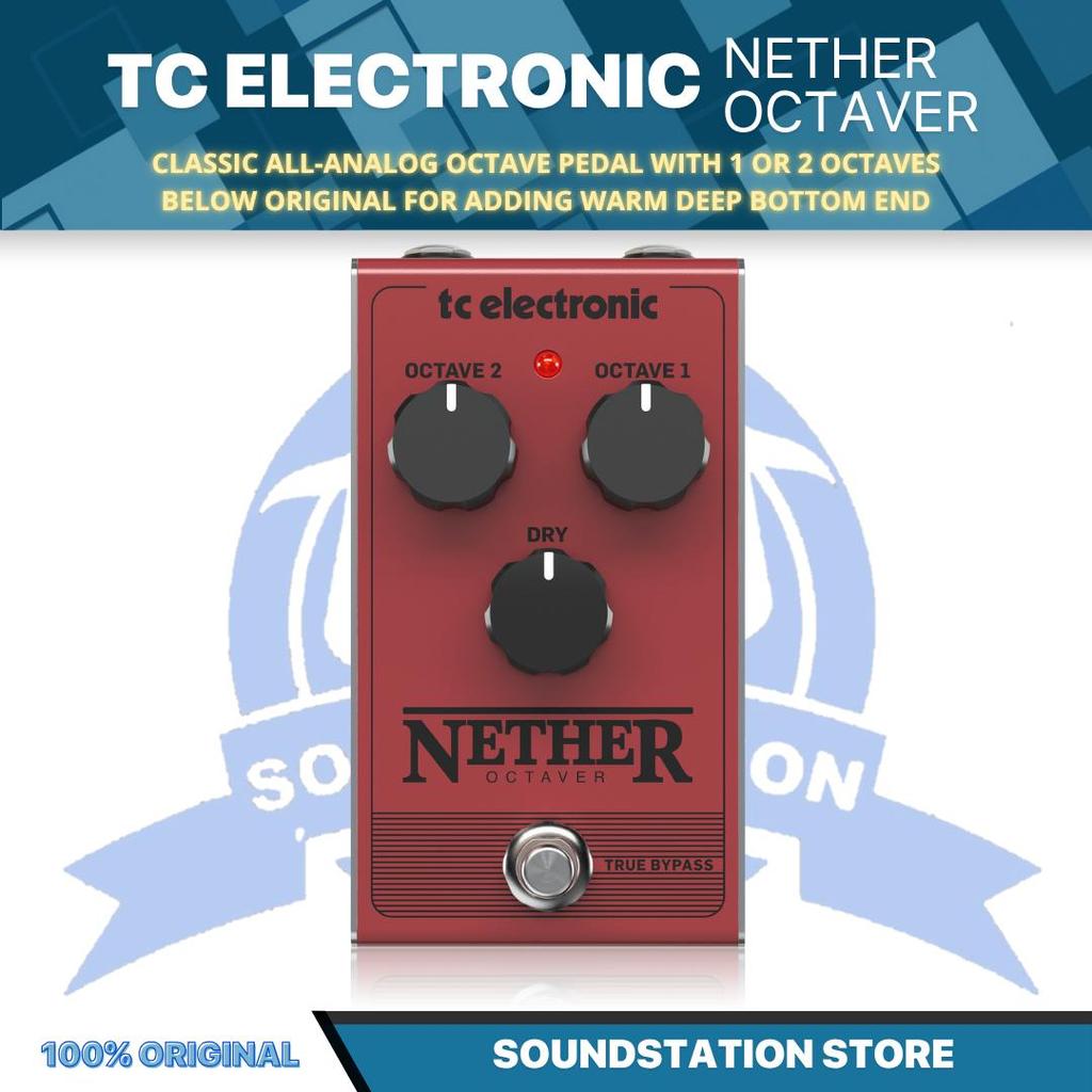 TC ELECTRONIC NETHER OCTAVER CLASSIC ALL-ANALOG OCTAVER GUITAR PEDAL - EFEK GITAR BASS PEDAL