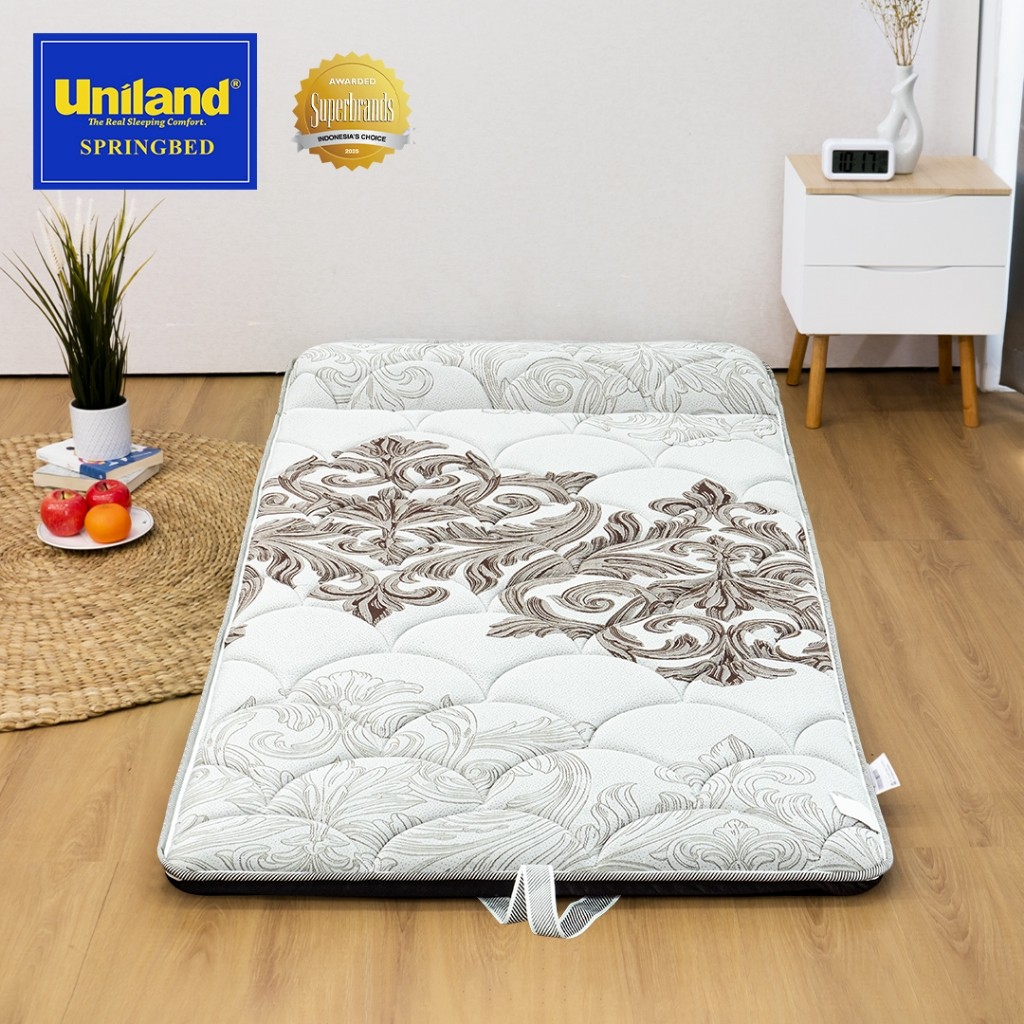 Uniland Kasur Lipat 90x200 Bonus Tas Kasur - Busa Gulung Lantai Travel