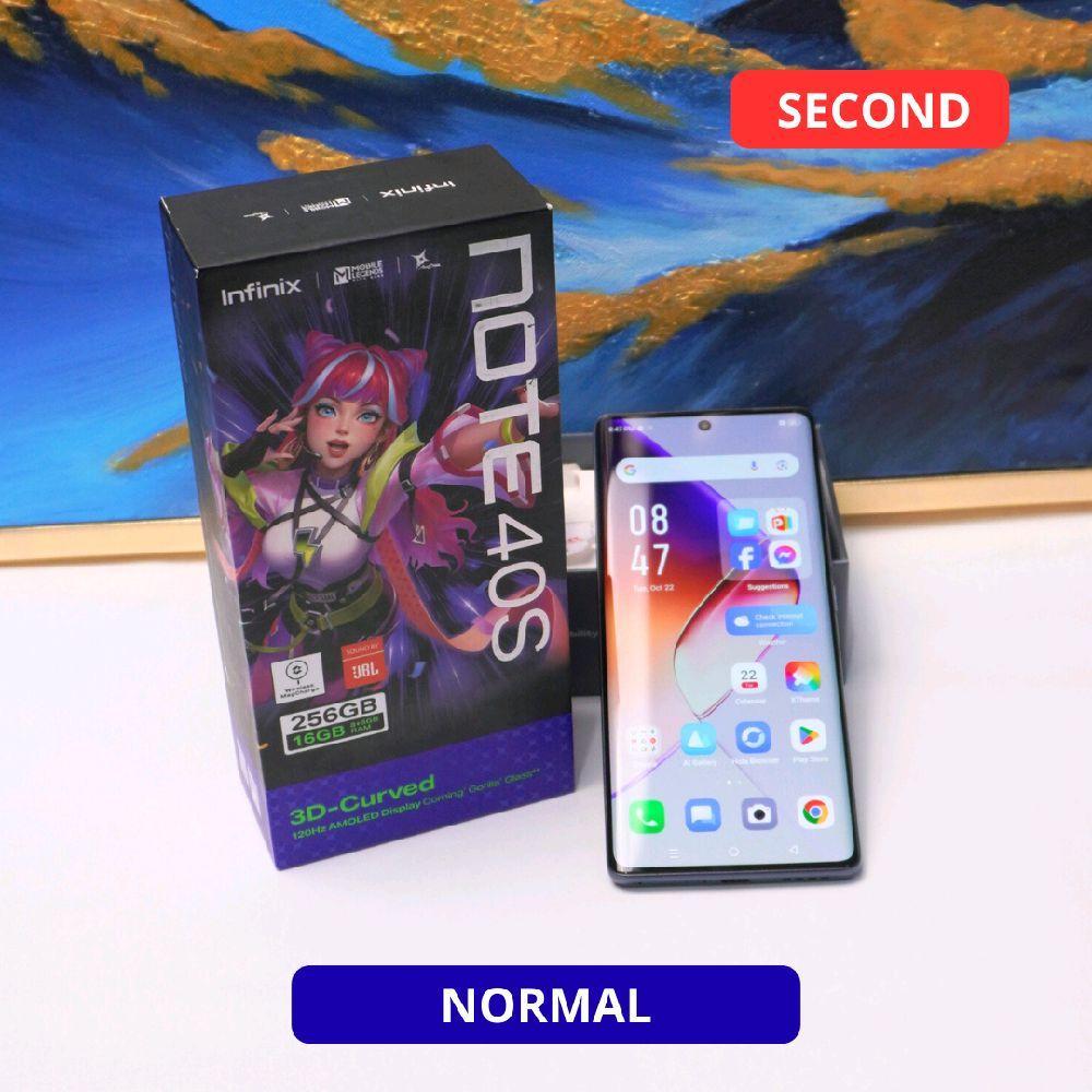 INFINIX NOTE 40S 8/256 GB - HP SECOND ORIGINAL SINAR MUTIARA CELL