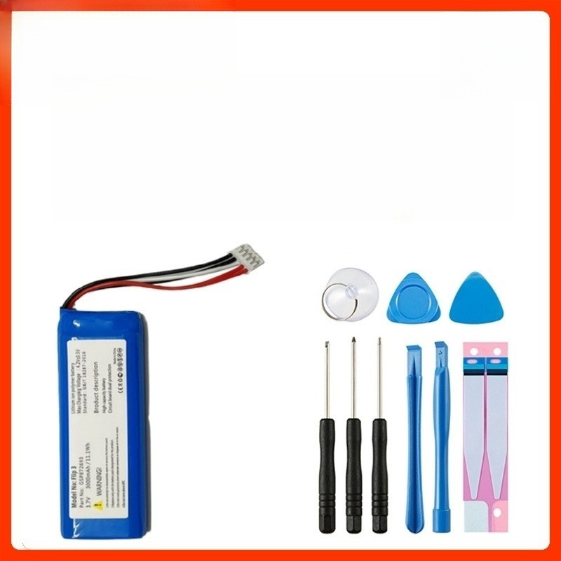 Original GSP872693 P763098 03 3000mAh Replacement Battery For JBL Flip 3 Flip3 Gray Batteries