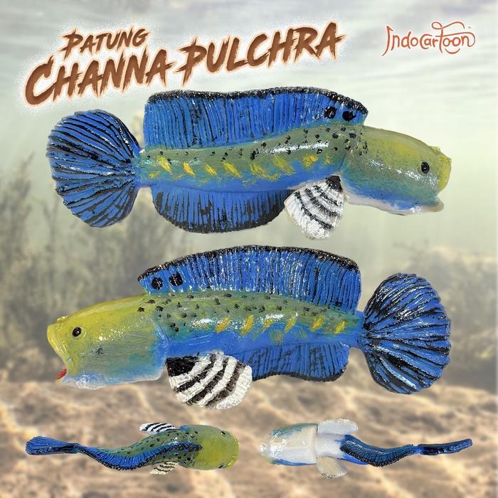 [A1]Patung Channa Mangap Melatih Mental Galak Bahan Resin Premium Super Detail - AurantiTbk