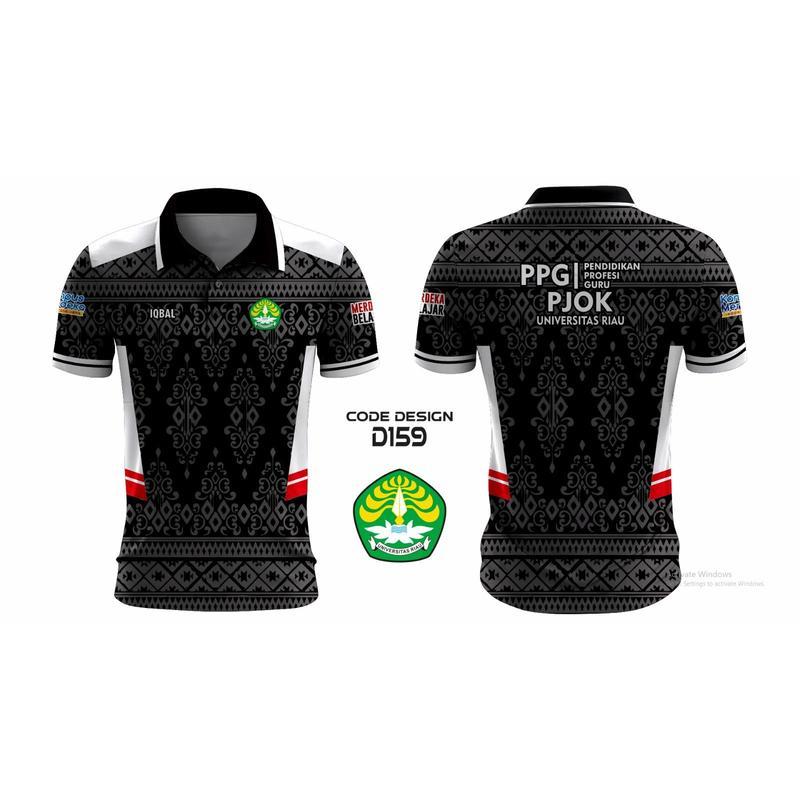 Kaos Jersey PPG - PJOK Universitas RIAU - Emboss - Full Printing - BRSD159EW