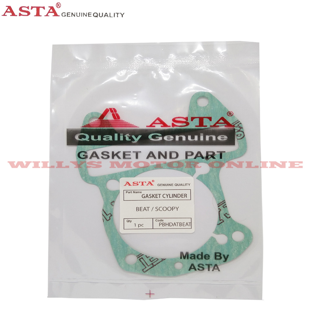 Paking Blok Beat Karbu Scoopy Karbu ASTA / Paking Blok Seher Beat / Gasket Cylinder / Paking TP Beat