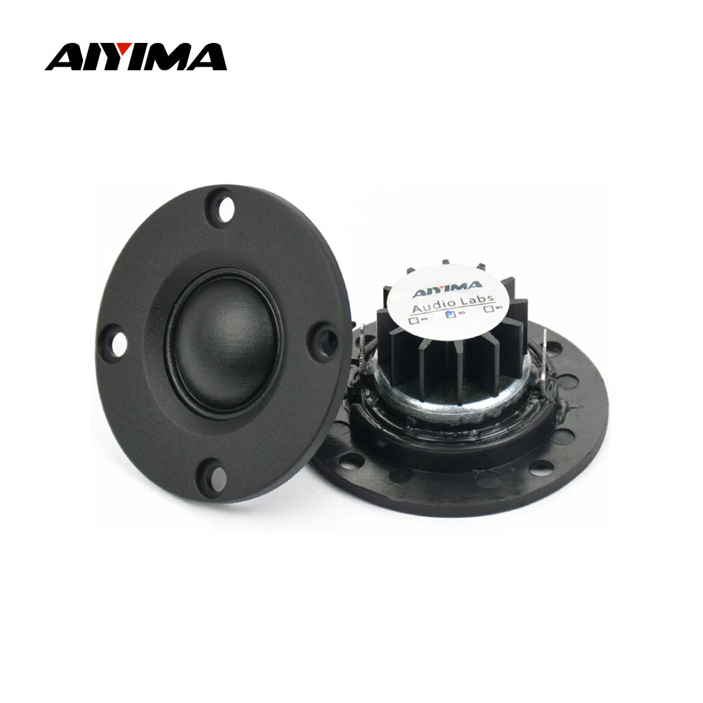 AIYIMA 2Pcs 52MM Auo Portable Speakers 6 Ohm 30W Dome Silk Film Tweeter ABS Treble Speaker Loudspeak