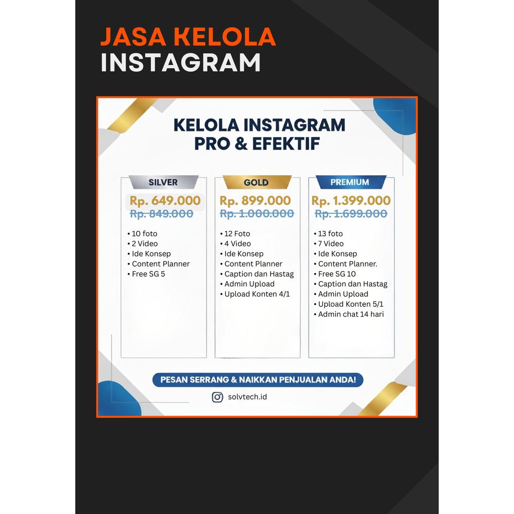 Jasa Kelola Instagram Pro | Naik Followers Aktif & Engagement Terbaik