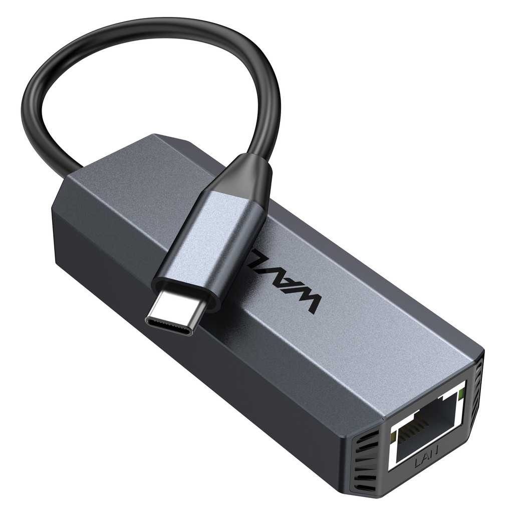 WAVLINK USB C to 5Gbps Ethernet Adapter DriverFree RJ45 Gigabit Ethernet Network Adapter 95W For Lap