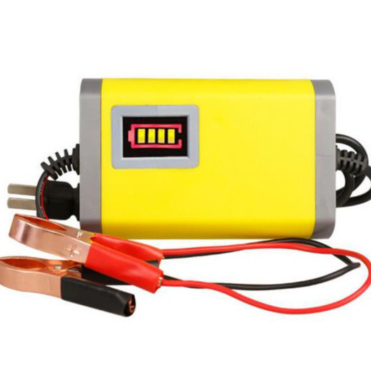 Charger Aki Motor Mobil 2A/6A 12V Alat Cas Aki Casan Accu Motor Mobil Carger Aki Charger Accu