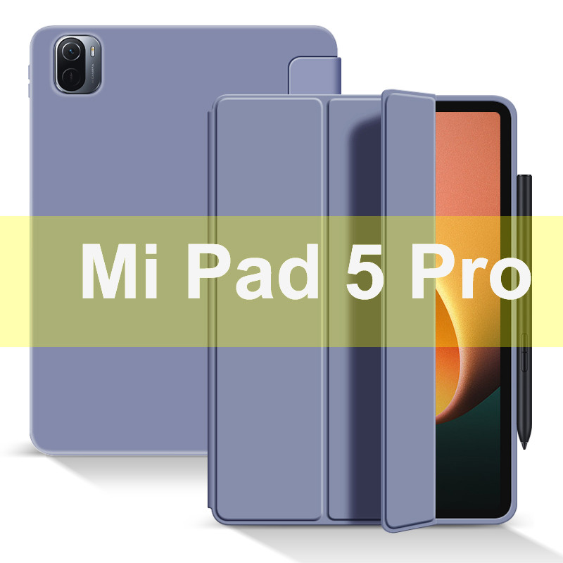 For Xiaomi mi pad 4 plus / pad4 Smart Case tablet silicon PU Leather Flip Cover MIPAD 5 Case Pro 11 