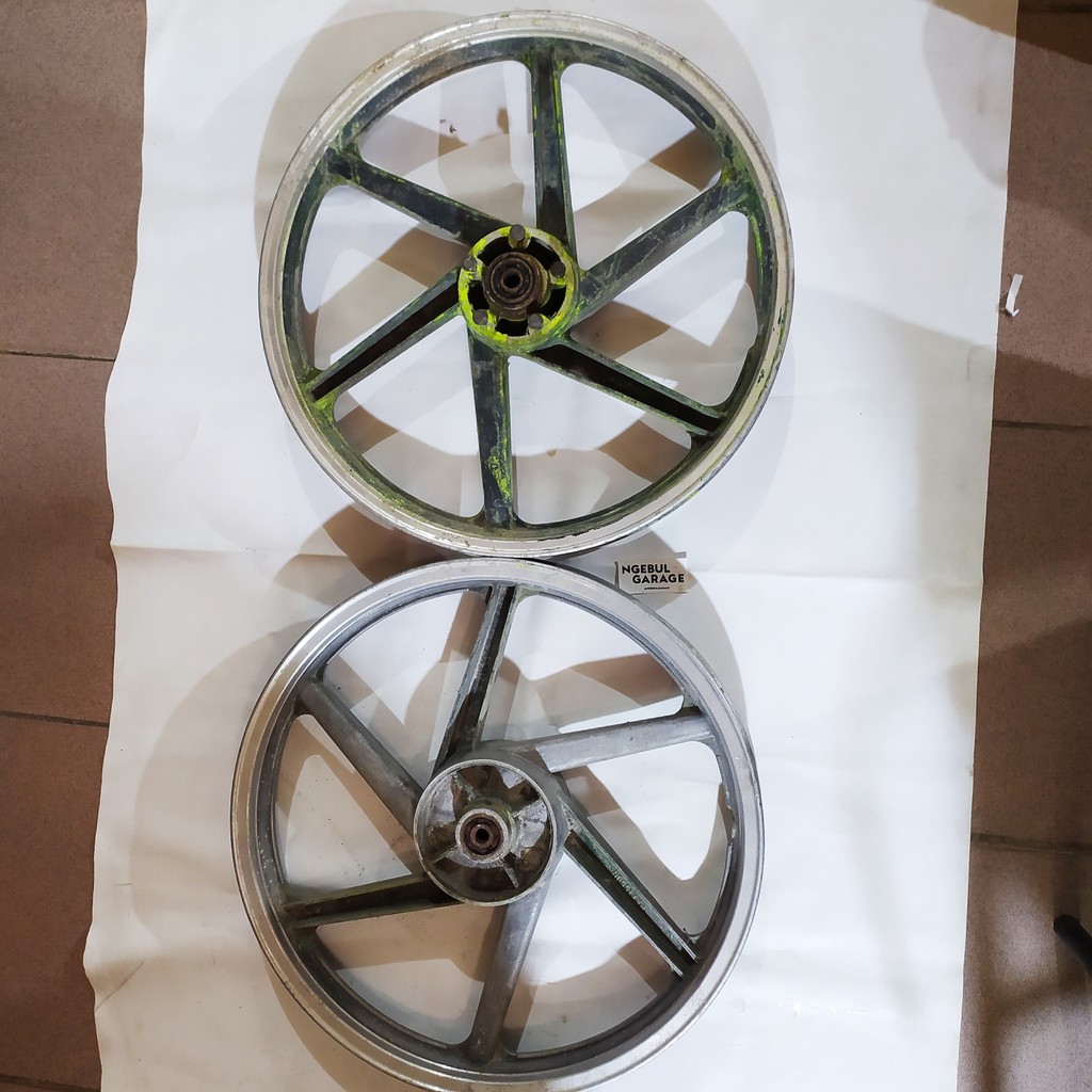Velg Racing SUPRA X LAMA HONDA BEKAS COPOTAN