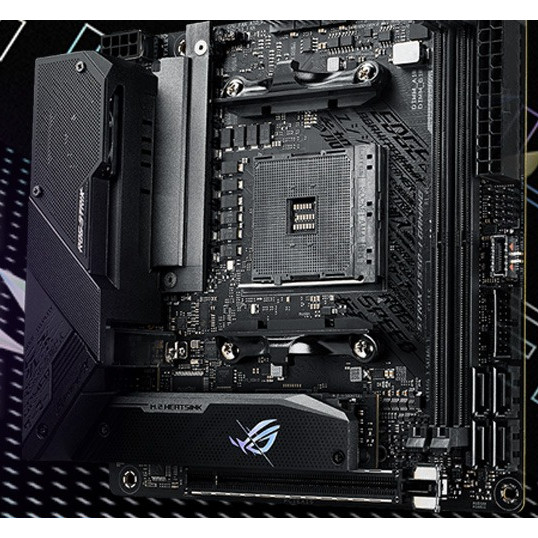ASUS New ROG STRIX B550-I GAMING Wi-Fi 6 Mini ITX B550 2 x DIMM, Max. 64GB, DDR4 5100(OC) MHz  M.2 S