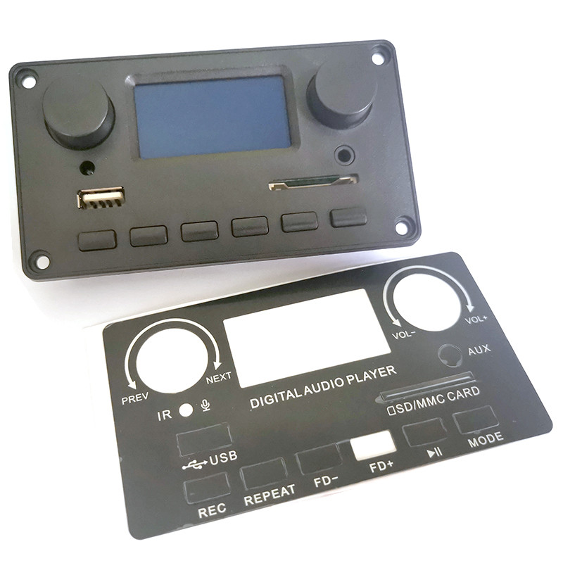 gital Auo Decoder Board with LCD Bluetooth Calling Recorng FM AUX USB SD MP3 Player Module