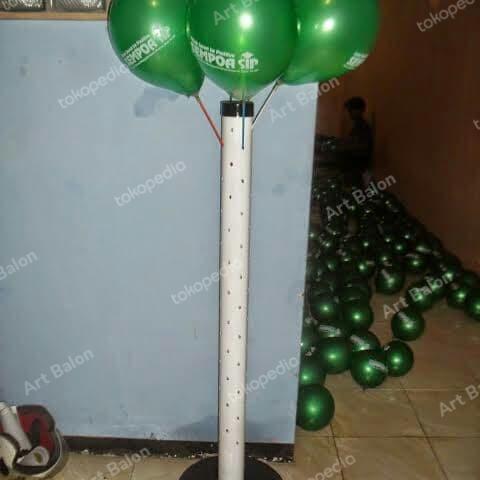Dekorasi time Tiang Display Balon Print - Alas Besi, 180cm