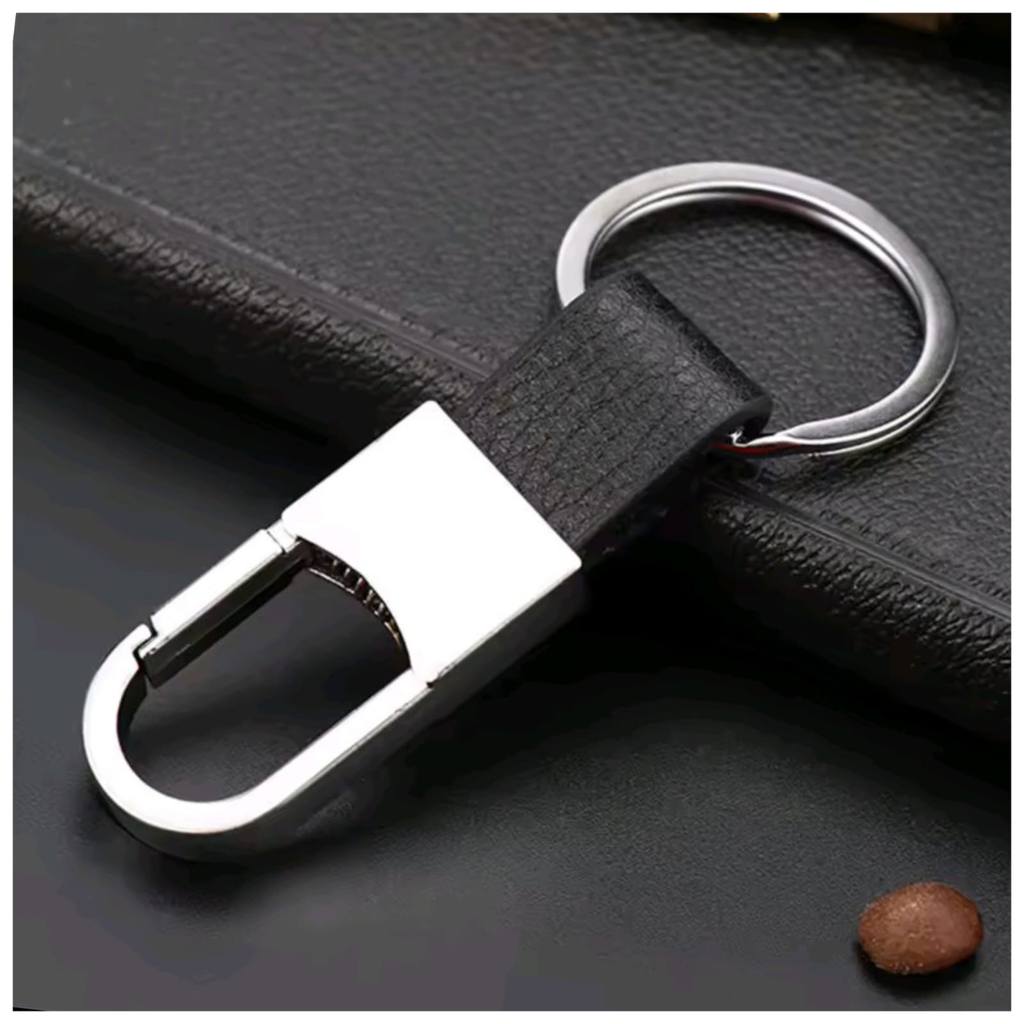 Carabiner Gantungan Kunci Keychain Pinggang Kulit Metal Mobil Motor