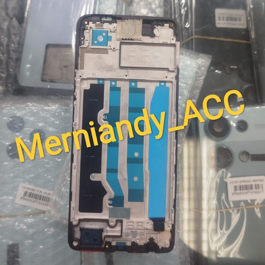 Infinix Hot 40 Pro X6837 Frame tulang tengah Tulang lcd tatakan mesin