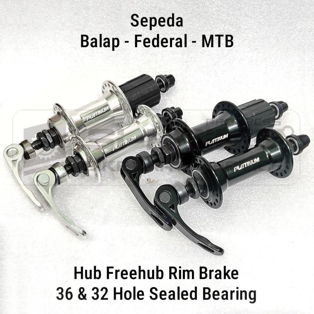 HFH Hub Freehub Platinum Alloy Bearing Cassete Slup Lubang 32 36 Hole 7/8/9/10 Speed