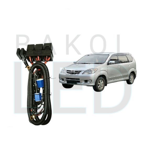 Relay Set Lampu Utama LED H4  Mobil Toyota Avanza gen1 2004 2015 BL