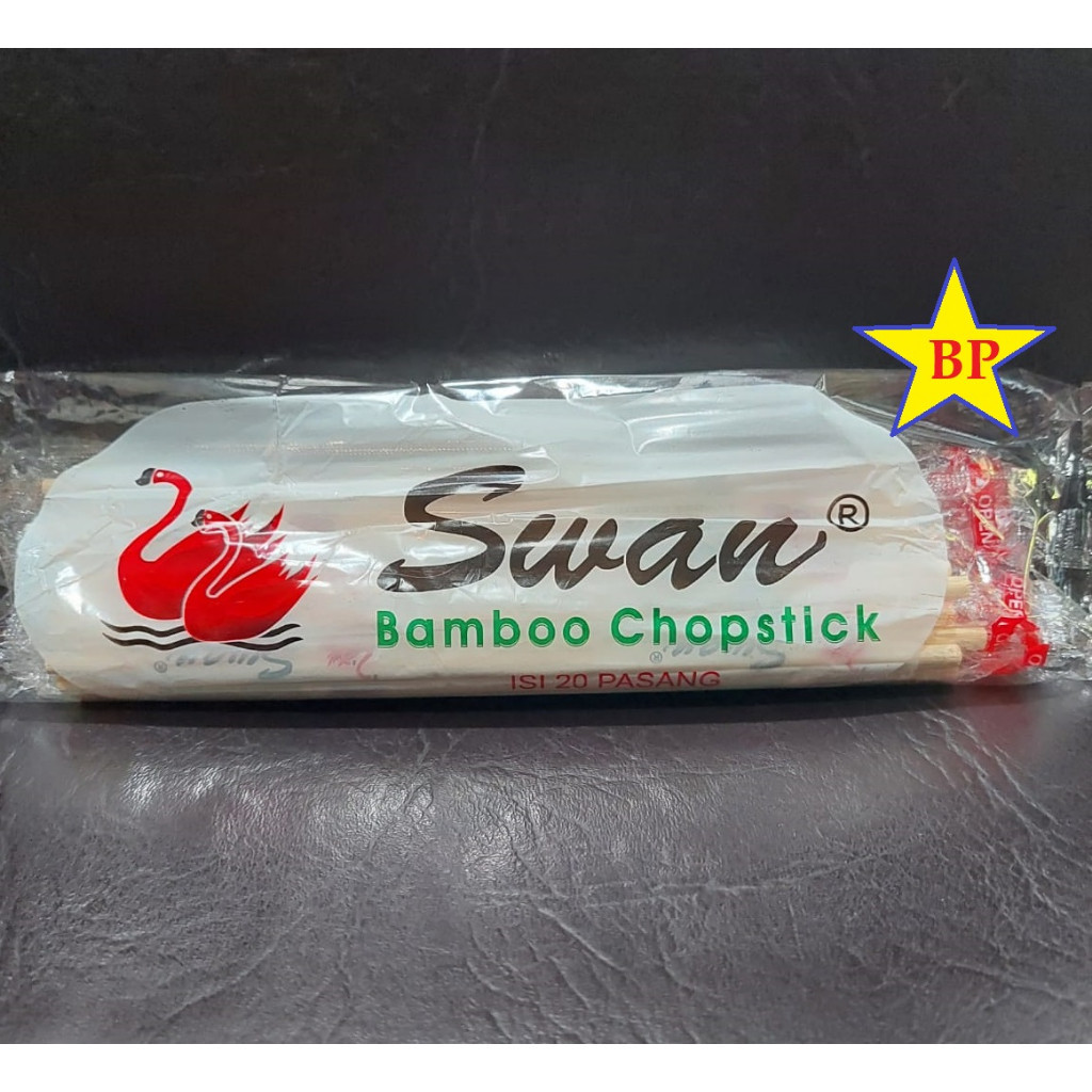 Sumpit Bambu/ Sumpit Swan/ Sumpit Cap Angsa/ Sumpit Bambu Kemasan/ Bamboo Chopstick