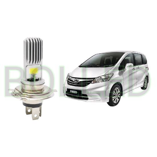 2pcs Lampu Utama LED H4 COB Mobil Honda Freed 2009 2017 BLD