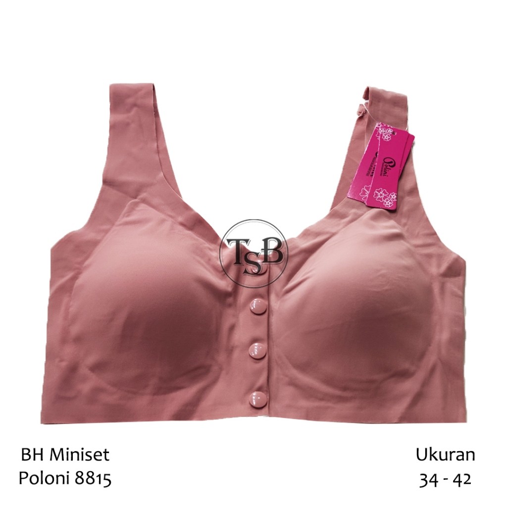 BH Polini 8815 Seamless BH Polini Kancing Depan Tanpa Kait BH Wanita BRA Wanita BRA Polini 34 36 38 