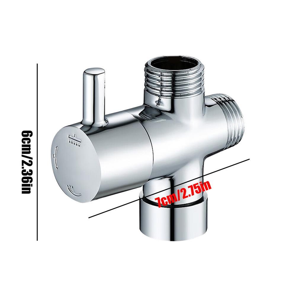 Shower Arm Diverter Shower Arm Splitter Valve Diverter Valve For Shower Head Solid Brass 1/2 Inch Si