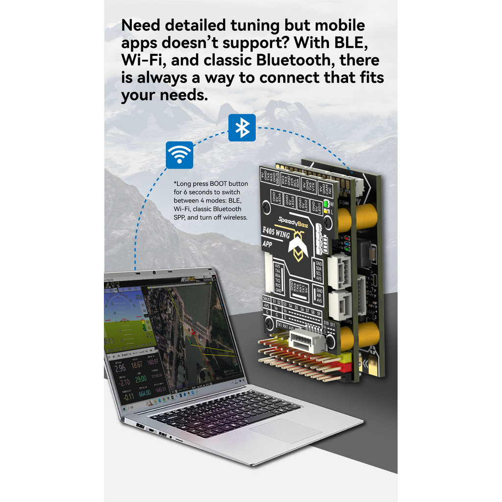 SpeedyBee F405 WING APP Fixed Wing/F405 Wing Mini/ F405 AIO 40A/F7 V3 FC Flight Controller FOR FPV