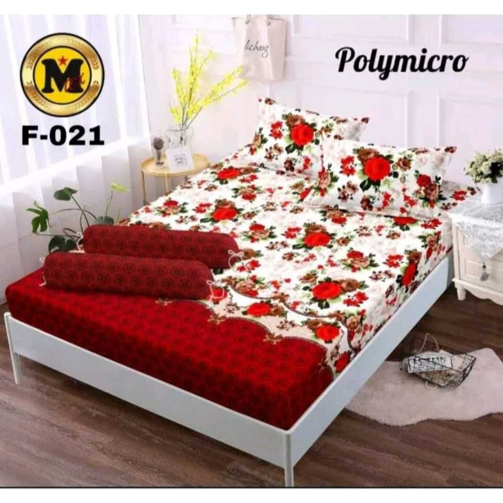 Seprai Motif Bunga Novita Ukuran 180x200 No1 King sprei Bonita bonus sarung bantal dan sarung guling