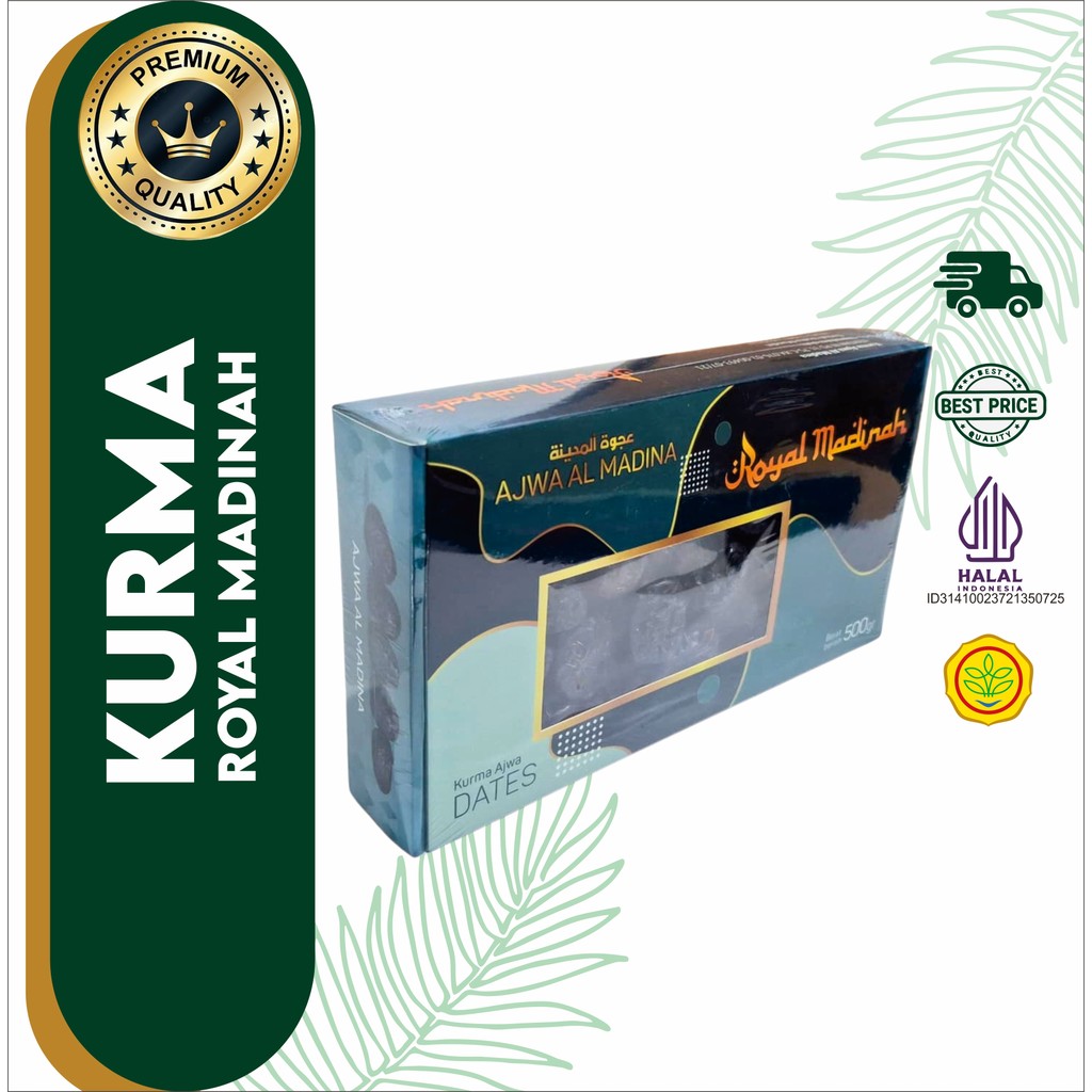 KURMA AJWA ROYAL MADINAH 500GR/ KURMA AJWA / KURMA NABI /KURMA ARAB