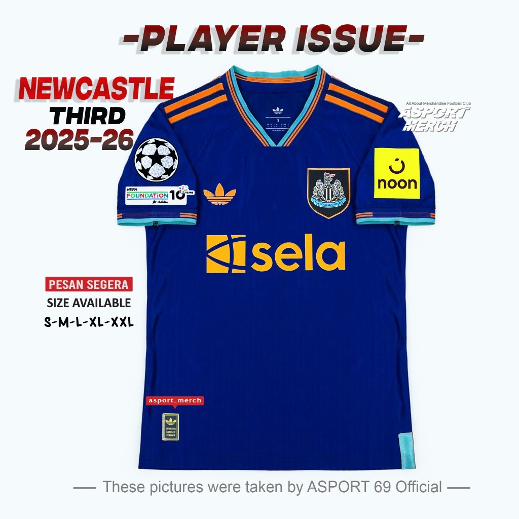PLAYER ISSUE NEWCASTLE THIRD 2025 2026 PI