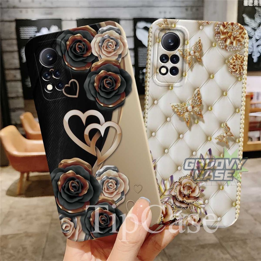 Case Hp Untuk Infinix Hot 11s Nfc Softcase Protect Camera Motif Bunga Kekinian