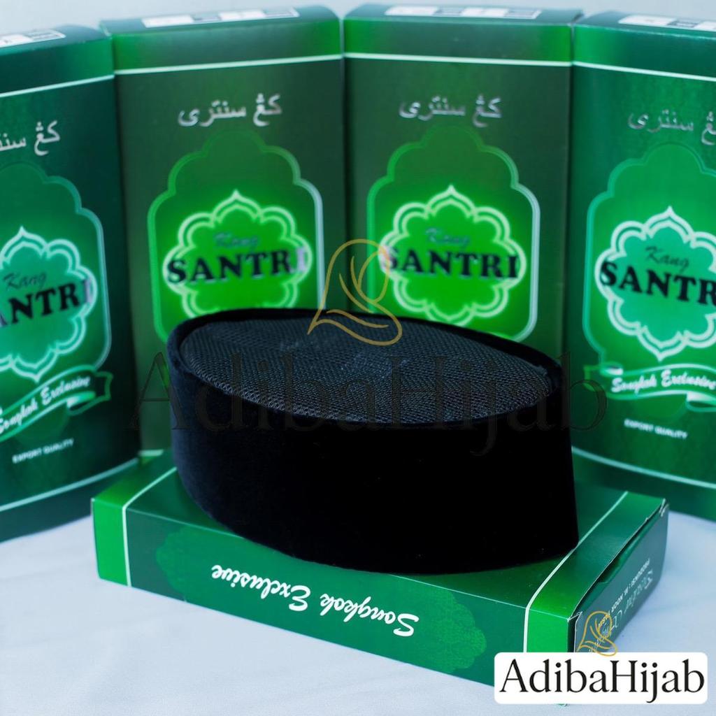 Peci songkok kopyah kang santri model ac tengah tinggi 8 9 10 exclusive peci kang santri kopiah COD