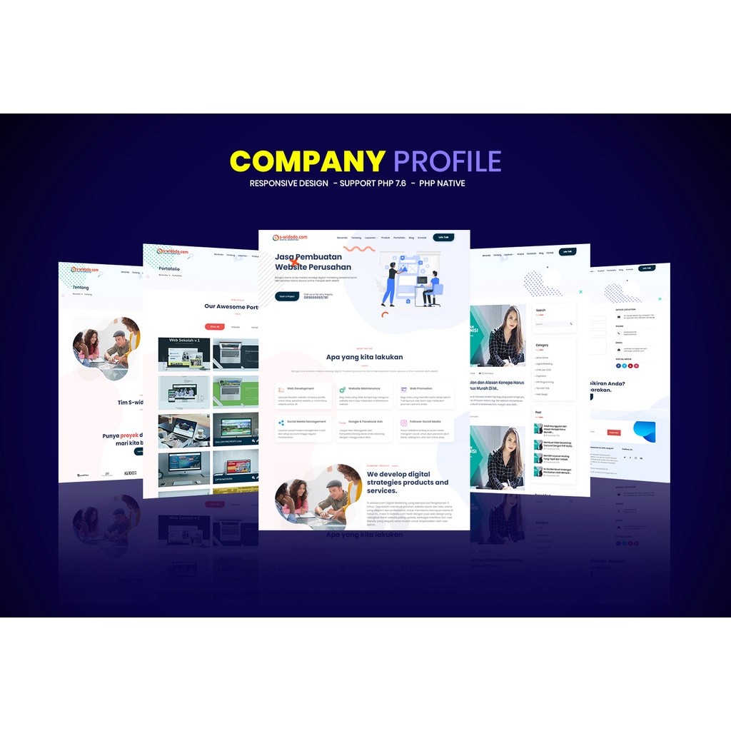 Source Code Website Company Profile