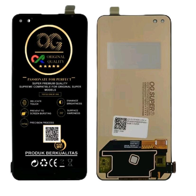 LCD Fullset + Touchscreen Untuk Oppo Reno 4 4G/5G Reno 4F Reno 4 Lite A94 F17 Pro LCD OG OLED Suport