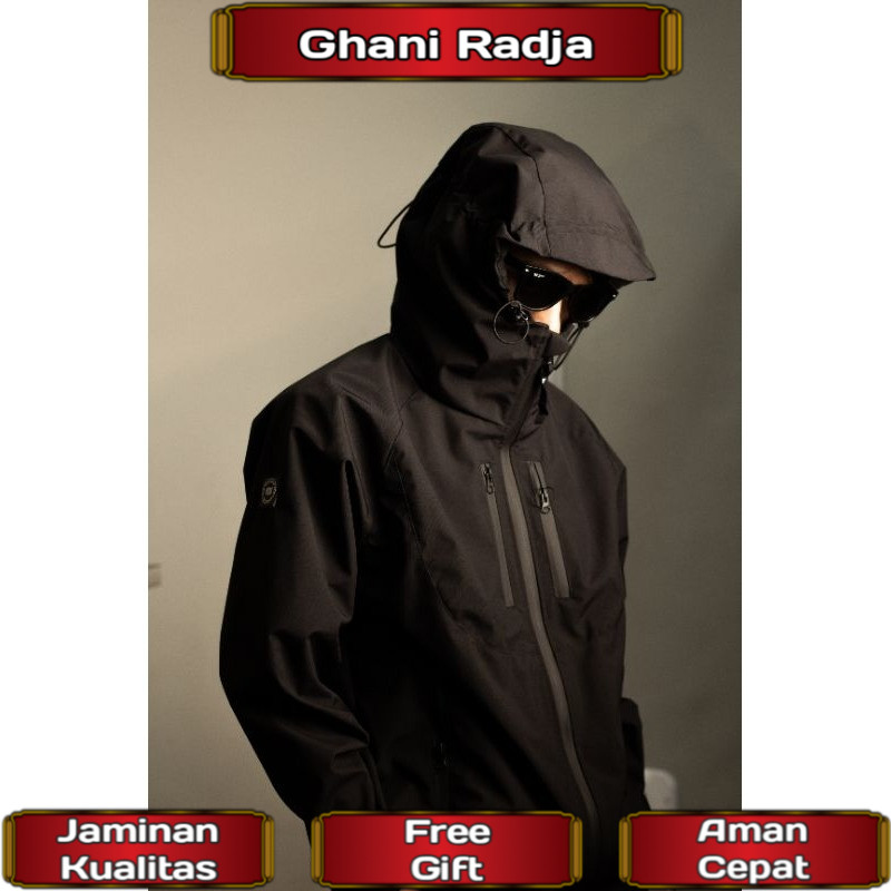 TROUBLEMAKER GORPCORE JACKET HURRICANE BLACK - GORPCORE - OUTDOOR JACKET - CASUAL JACKET