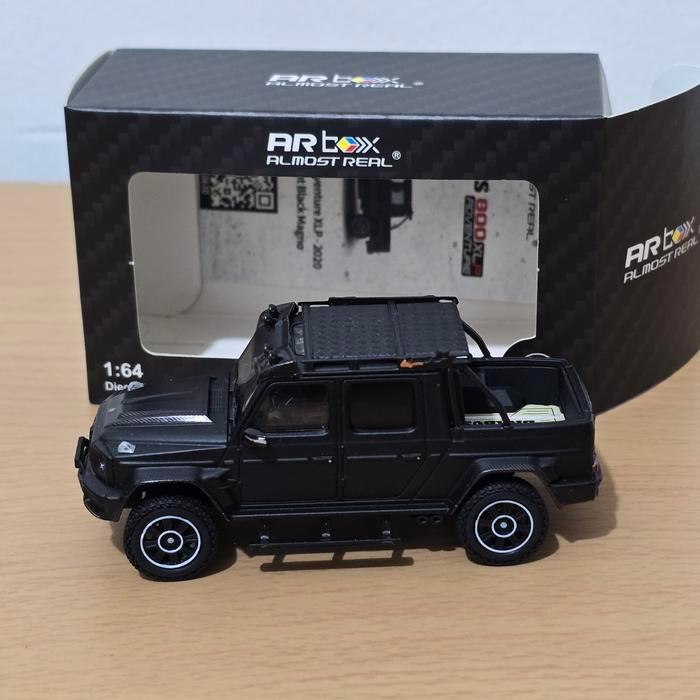 ARbox Almost Real Brabus G 800 Adventure XLP 2020 Black Diecast Koleksi Mobil Mainan Mini Scale 1/64